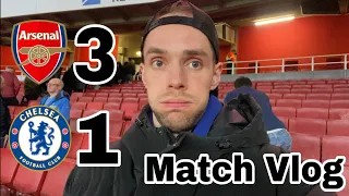 WE DESERVE TO GET RELEGATED!! | CHELSEA + LAMPARD ARE A DISGRACE | ARSENAL 3-1 CHELSEA | MATCH VLOG