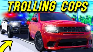 Roblox Roleplay - TROLLING THE COPS WITH 1000HP TRACKHAWK!