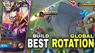 Fredrinn vs All! %99 UNSTOPPABLE! EXECUTIONER☠️ Fredrinn Best Build and Emblem 2024 | Mobile Legends