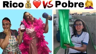 RICO VS POBRE FAZENDO AMOEBA / SLIME #6 - Rico vs. Poor Making Slime  - Larissa Flor