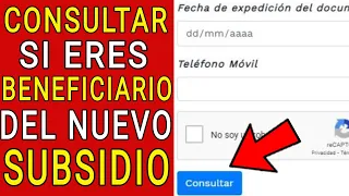 COMO CONSULTAR EN EL NUEVO SUBSIDIO PARA MADRES CABEZA DE HOGAR