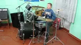 Drum Cover -  Drummer Daniel Varfolomeyev 11 Year