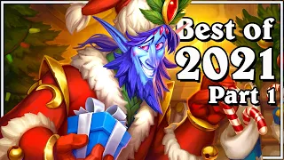 Funny And Lucky Moments - Hearthstone - Best Of 2021 (Part 1)