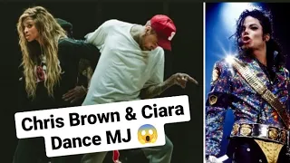 Chris Brown & Ciara Dancing Together To Tribute Michael Jackson "Omg"