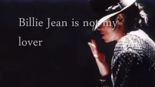 "Billie Jean" by Michael Jackson w/ Lyrics