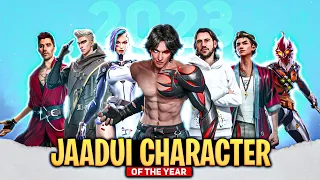 FREE FIRE - BEST CHARACTER OF THE YEAR 2023🔥|| BEST ACTIVE CHARACTER IN FREE FIRE