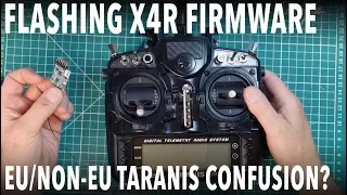 How to flash EU / NON EU International firmware on your FrSky X4R