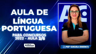 LÍNGUA PORTUGUESA PARA CONCURSOS 2023  - AULA 2/5 - AlfaCon