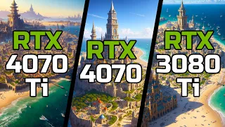 RTX 4070 Ti vs RTX 4070 vs RTX 3080 Ti - Test in 12 Games