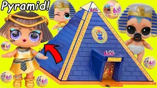 Pharaoh Babe Unicorn LOL Surprise Dolls Playmobil Pyramid for Lil Punk Boi Sisters Wedding JOJO SIWA