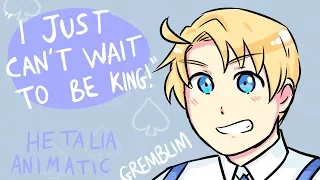 Alfred just can't wait to be king- (HETALIA CARDVERSE ANIMATIC)