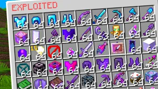 I Obtained The Most Exploited Items In Survival Minecraft...