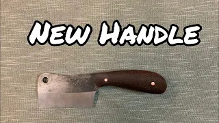 How to replace a broken knife handle, Remove a knife handle, Remove knife scales