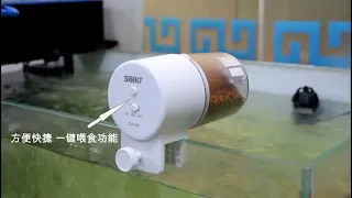 smart feeder， automatic fish tank feeder