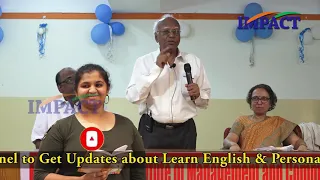 English Communication || Part -6 || Prof Sumita Roy || IMPACT || 2020