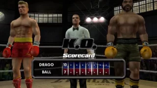 Rocky legends (PS2) Ivan Drago vs Big Yank Ball (Career Ivan Drago)