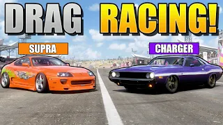 A PROFFESIONAL Drag Racer CHALLENGED Me in Forza Horizon 5!