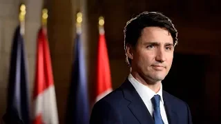 Prime Minister Justin Trudeau addresses the French National Assembly