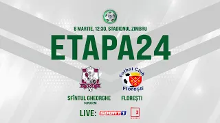 LIVE: DIVIZIA NAȚIONALĂ,Etapa 24 FC SFÎNTUL GHEORGHE  - FC FLOREȘTI  08.03.2021, 12:30