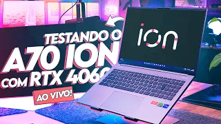 Bora testar o AVELL A70 ION, um note FINO E LEVE com uma RTX 4060! É capada? #Bench148