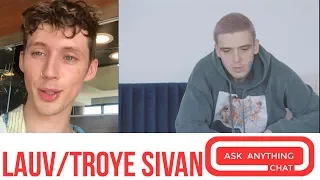 LAUV/Troye Sivan Talk Hair Color & Being Pals