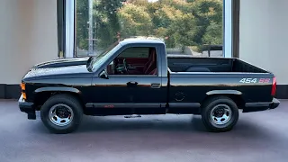 Test Drive 1990 Chevrolet Silverado 454 SS Big Block Truck 70k Miles SOLD $32,900 Maple Motors #2494