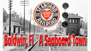 Baldwin, Florida,  trains at the diamond, 1987, 1995 & 2000 - the RR time capsule take you back