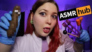 АСМР Худший НЕВРОЛОГ и ОКУЛИСТ 👩‍⚕ ПОЛНЫЙ МЕДИЦИНСКИЙ ОСМОТР 🍓 ASMR FULL MEDICAL EXAMINATION 👩‍⚕🍓