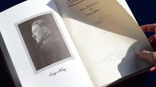 'Mein Kampf' signed by Hitler up for online auction