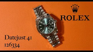 Review_Rolex DateJust 41 Mint/Green Dial 126334 | Youngest Rolex DateJust