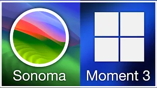 macOS Sonoma 14 vs Windows 11 Moment 3!
