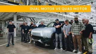 Rivian R1 dual motor vs quad motor comparison