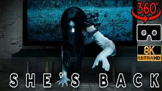 VR 360 Horror Jumpscare Video ⛔ She's Back Horror Experience ⛔ Scary VR Videos 360 Jumpscare