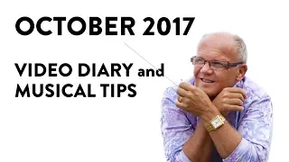 Christian Lindberg Video Diary & Musical Tips: October 2017