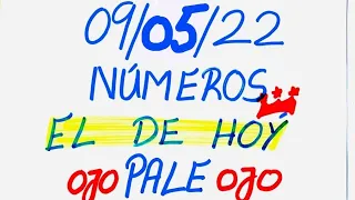 NUMEROS PERFECTO PARA HOY 09/05/22 DE MAYO 2022 , NUMEROS PARA LOTERIAS