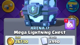 Mega Lightning Chest opening!!!(Clash Royale)
