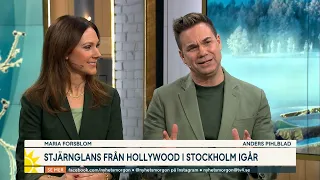 Anders Pihlblad på filmpremiär med Tom Hanks: ”Gick bananas på inst… | Nyhetsmorgon | TV4 & TV4 Play