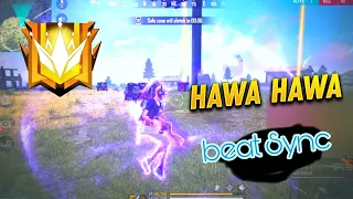 HAWA HAWA - FREE FIRE beat Sync montage | Hawa Hawa | Free fire status