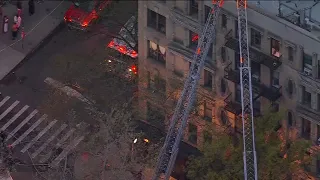 FDNY battles fire in East Village building