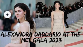 Alexandra Daddario at the Met gala 2023