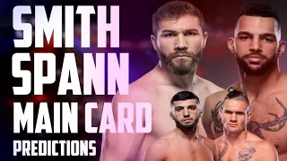 СМИТ - СПЭНН МЕЙН КАРД | АНАЛИТИКА И ПРОГНОЗ НА UFC FIGHT NIGHT: SMITH VS. SPANN | MMABETS