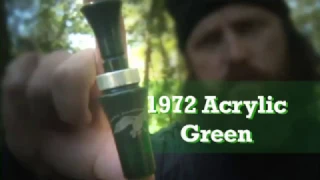 Манок на утку Duck Commander Calls 1972 Acrylic Series MALLARD GREEN