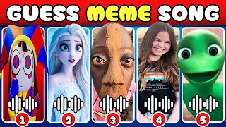 GUESS MEME & WHO'S SINGING🎤🎵🔥| Lay Lay, King Ferran,Salish Matter,MrBeast,Elsa,Kung Fu Panda,Tenge