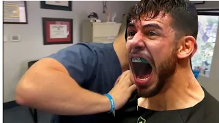 Mexican UFC Champion Yair Pantera Rodriguez gets LOUD Chiropractic Adjustments