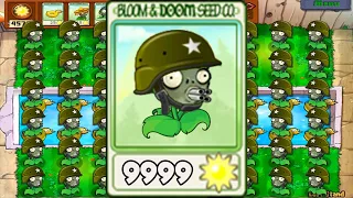 100% Gatling PEA ZomPlants VS All ZomBotany 2 - Plants vs Zombies Mod ZomPlants vs Zombotany