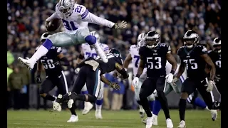 Zeke Elliott hurdles and embarrasses opponents