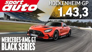AMG GT Black Series faster than Porsche GT2 RS MR & Ferrari Pista | HOT LAP Hockenheim-GP sport auto