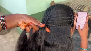 Simple bridal hairstyle for parties |hairstyle girl #hairstyle#bridal