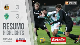 Resumo: Rio Ave 3-3 Sporting (Liga 23/24 #23)