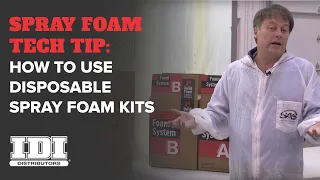 How to Use Disposable, Portable Spray Foam Insulation Kits